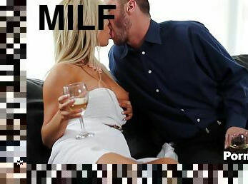 dideli-papai, girtas, milf, atviras, pornožvaigždė, pora