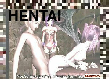 3D hentai batgirls doggystyle fucking hard