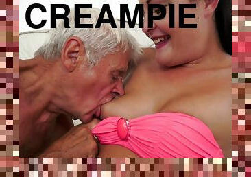 Dolly Diore is ready to have her pussy creampied by experienced dick