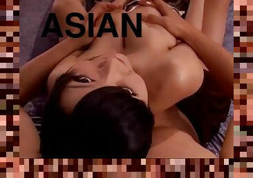 asiatique, pisser, milf, ados, hardcore, maman, ejaculation-interne