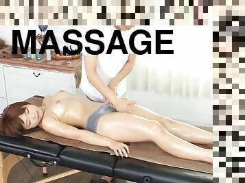 Sensual massage session turns to a thrilling screwing spree in a reality shoot