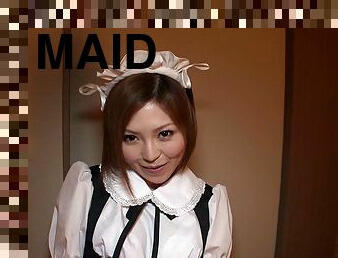 Hotel maid from Japan knows how to suck a cock for a good tip