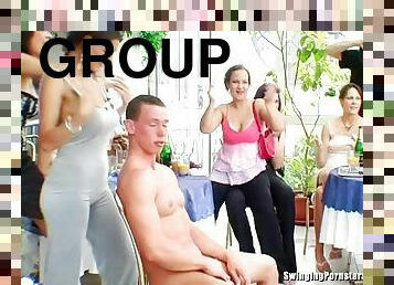 Wedding after party turns into a steamy groupsex shoot