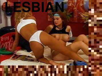 Gorgeous teens give into their lesbian desires hardcore