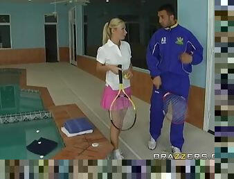 Sexy Tennis Babe Gets Pounded By Her Instructor