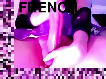 I show my hard cock to my French sugar daddy on sexual video call