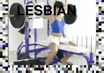 Cute Teen Lesbians Stop Exercising To Lick Each Other's Sweet Pussies