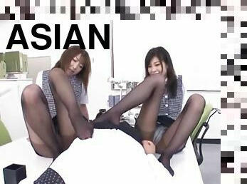 Foot Fetish With Asian Secretaries