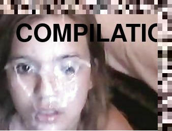 Cock-Bursting Facial Cumshots Compilation Tube Clip