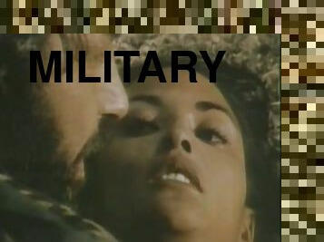 Soldier Can't Resist Laura Gemser's Sexiness