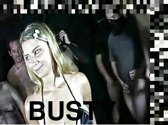 Busty Blonde Katerina Hartlova In Bukkake Gangbang