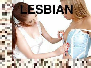 lesbiete, aptaustīšana