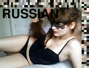 rusia, amatir, handjob-seks-dengan-tangan-wanita-pada-penis-laki-laki, berambut-merah, webcam