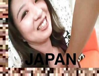 Uncensored Japanese MILF Naho Tijiri has her hairy pussy