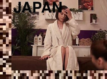 Marvelous Japanese lesbian enjoys a splendid massage session