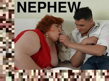 BBW old mom craves nephew's dick more than ever for dirty hard sex and cumshots