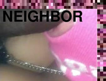 Masked Neighbor Deep Throats my BBC