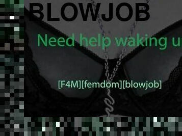 [F4M] [blowjob] [POV] [audio]Femdom gives you a blowjob