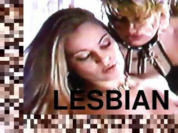 lesbienne, pornstar, vintage, trio, blonde, brunette