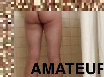 baignade, amateur, énorme-bite, gay, douche, solo, minet, réalité, bite