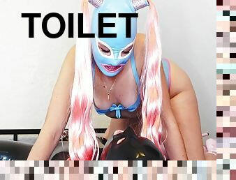 She Tricks Him Into Being Her Toilet