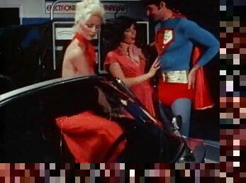 Superman fucks two hot porn legends