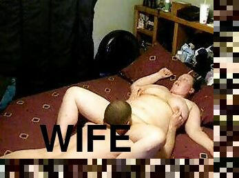 Camera catches chubby wife getting pounded