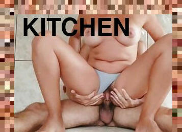  Fucking hard in the kitchen