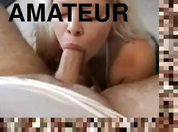 Blonde Amateur Jessica Is Sucking Cock And Get Cum In Mouth