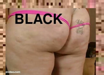 Fat ass Latina bitch meets a big black cock