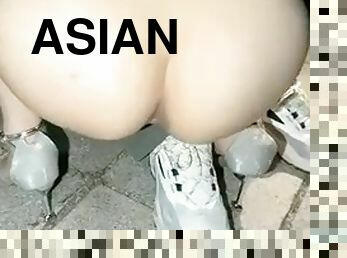 asiatique, amateur, fellation, branlette, compilation, point-de-vue