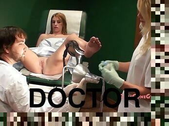 Innocent Hottie Sensually Examined By During Gyno Exam 2/4 - Doctor Tampa And Brianna Cole
