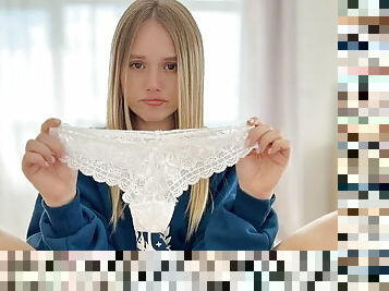 Brazen Schoolgirl Found My Ex-girlfriend's panties