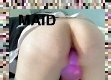 Maid Dildo Tease