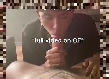sucking my straight friend big cock *full video on OF*