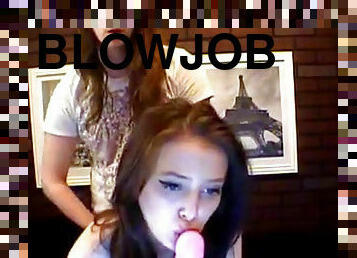 Beauty brunette is fucking on the webcam