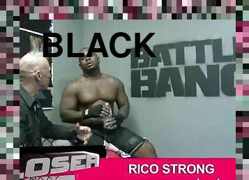 Black guy banging black girl after fight