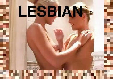 Lesbians in the shower and in bed