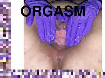 klitoris, udaranje, masturbacija, zver, orgazam, pička-pussy, kućni-uredak, prstima, prljavo, prvi-put