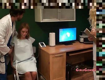 Doctor Tampa And Brianna Cole - Innocent Hottie Sensually Examined By During Gyno Exam 1/4