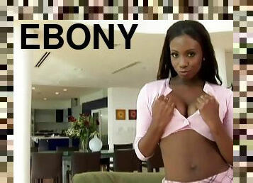 Voluptuous ebony brunette Mahlia Milian enjoys BBC