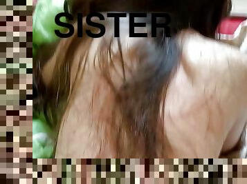 My horny stepsister offers me a quickie and I fuck her hard alone