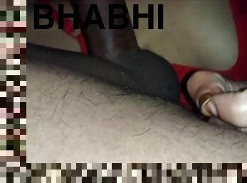 Sanaa Bhabhi Apne Chotey Dever Ka lund Chustey Hui  Kitna lal hai tumhare Bhai k lund se Bhi zyada  Sex bhabhi dever