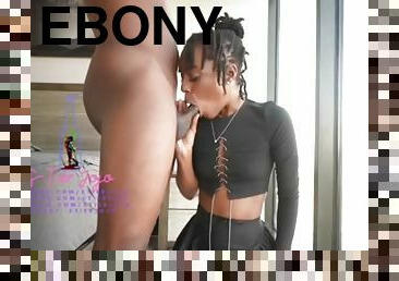 Pretty Ebony With Locs Gets Slutted Out By Haitian Bbc