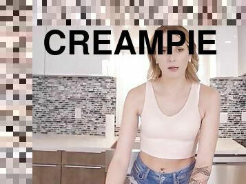 Creampie Fun In The Kitchen With Teen