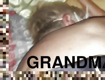 grand-mère, amateur, granny, point-de-vue