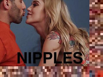 Turndown Service: kinky tattooed with pierced nipples Kali Roses in hardcore episode