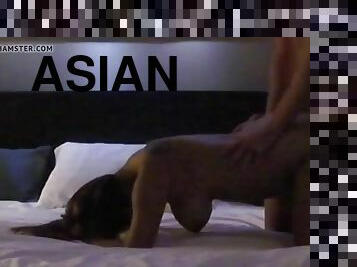 Anna asian with huge tits, tight body & pussy mounted hard