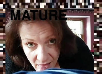 Mature Brunette Wife Blowjob Cum In Mouth