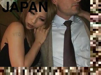 Naughty cock sharing porn with Akari Kimishima